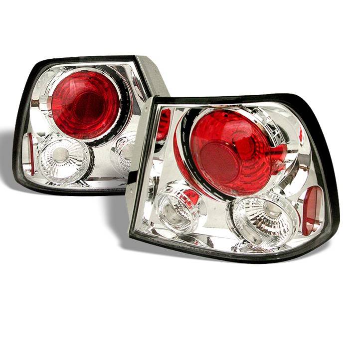Spyder - Hyundai Accent HB Spyder Euro Style Taillights - Chrome - 111-HYA00-C