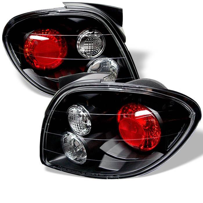 Spyder - Hyundai Tiburon Spyder Euro Style Taillights - Black - 111-HYT00-BK
