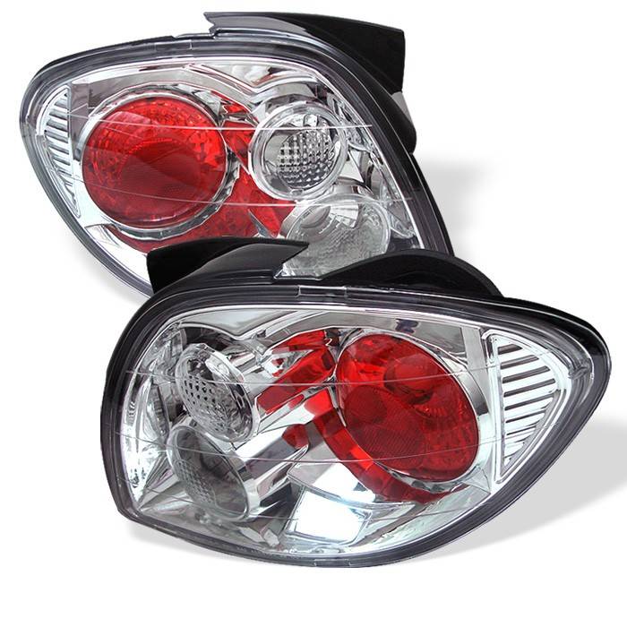 Spyder - Hyundai Tiburon Spyder Euro Style Taillights - Chrome - 111-HYT00-C