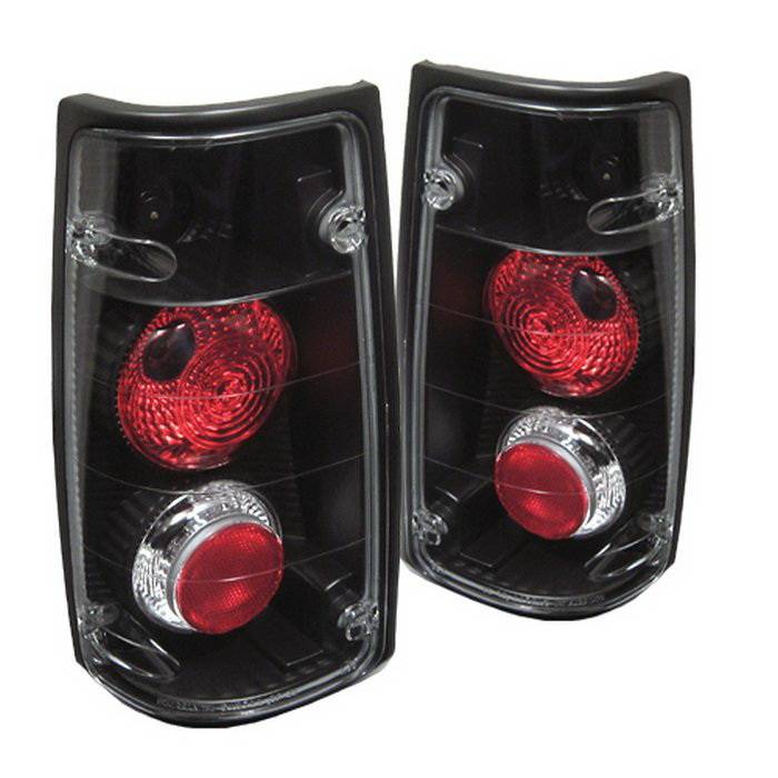 Spyder Auto - Isuzu Rodeo Spyder Altezza Taillights - Black - 111-IR91-BK