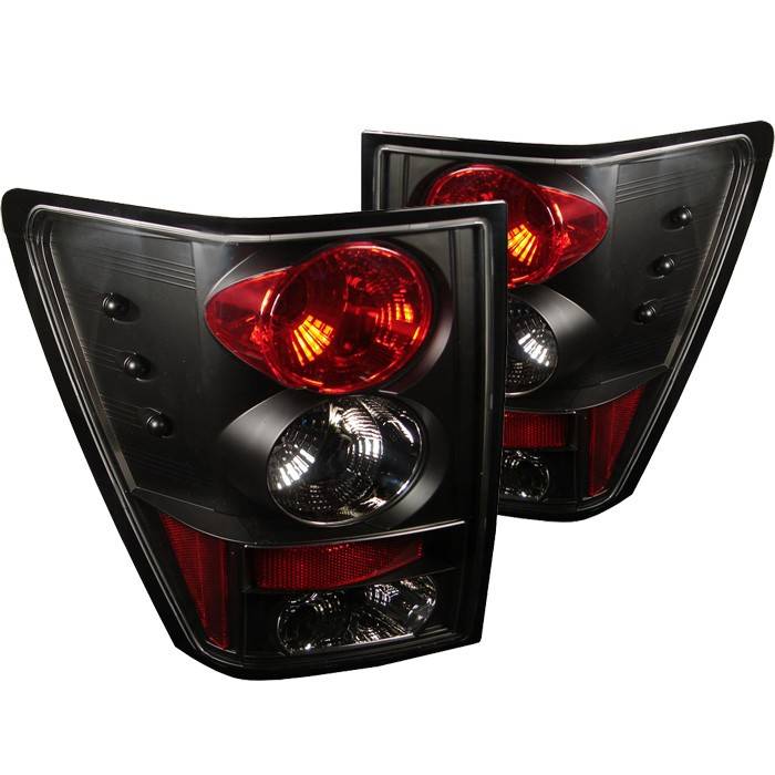 Spyder - Jeep Grand Cherokee Spyder Euro Style Taillights - Black - 111-JGC05-BK