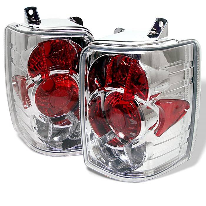 Spyder - Jeep Grand Cherokee Spyder Euro Style Taillights - Chrome - 111-JGC93-C