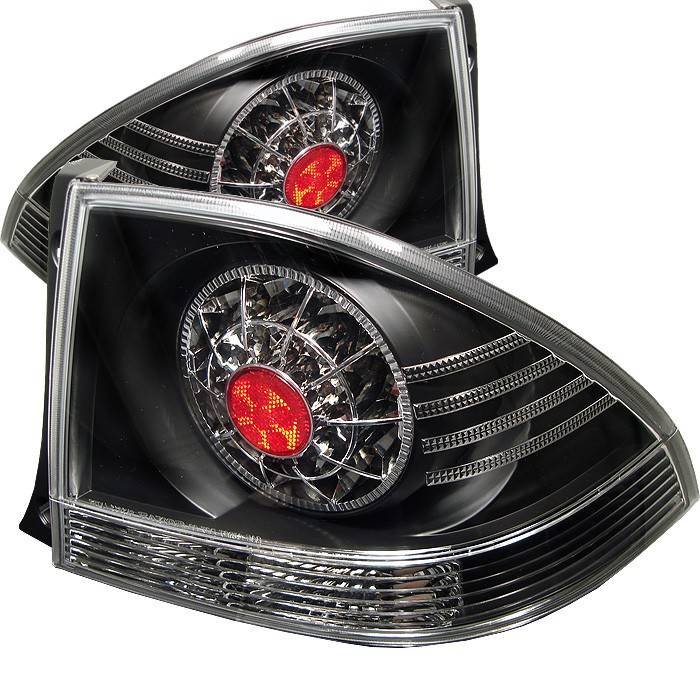 Spyder - Lexus IS Spyder LED Taillights - Black - 111-LIS300-LED-BK
