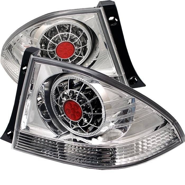 Spyder - Lexus IS Spyder LED Taillights - Chrome - 111-LIS300-LED-C