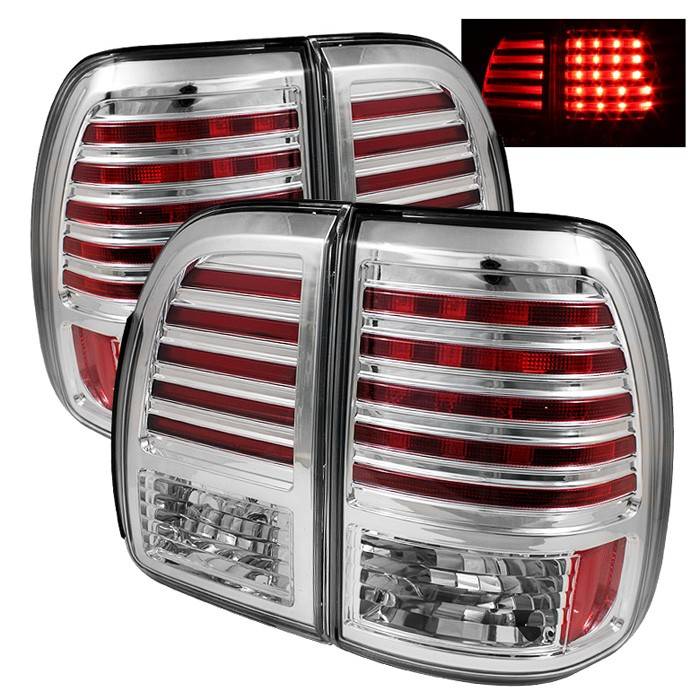 Spyder - Lexus LX Spyder LED Taillights - Chrome - 111-LLX47098-LED-C