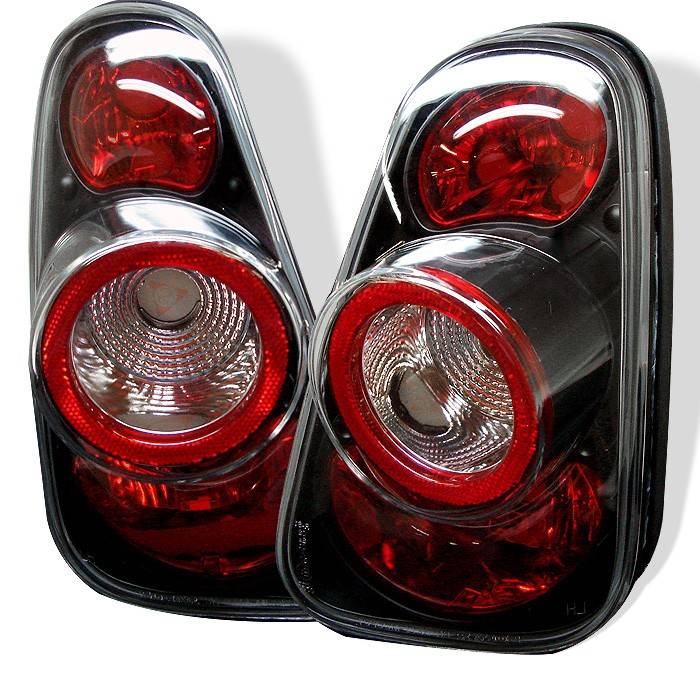 Spyder - Mini Cooper Spyder Euro Style Taillights - Black - 111-MC02-BK