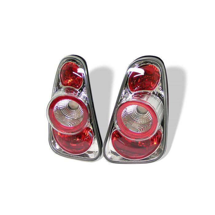 Spyder - Mini Cooper Spyder Euro Style Taillights - Chrome - 111-MC02-C