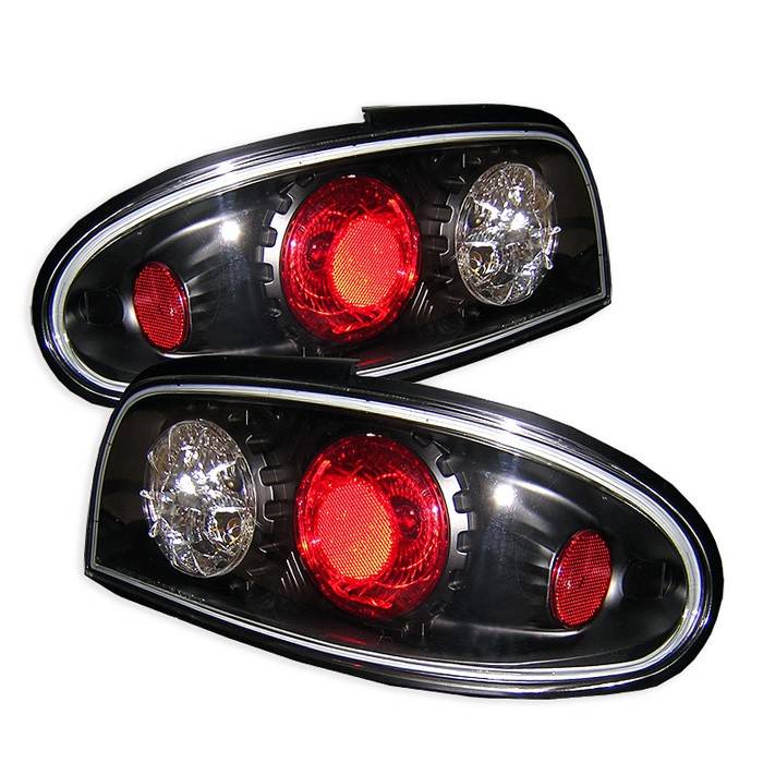 Spyder - Nissan Altima Spyder Euro Style Taillights - Black - 111-NA93-BK