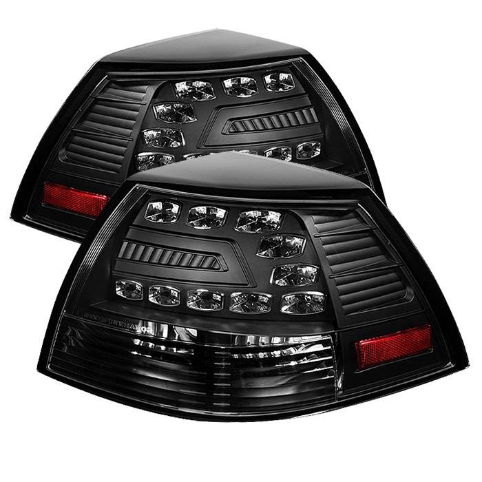 Spyder Auto - Pontiac G8 Spyder LED Taillights - Black - 111-PGP04-LED-DR