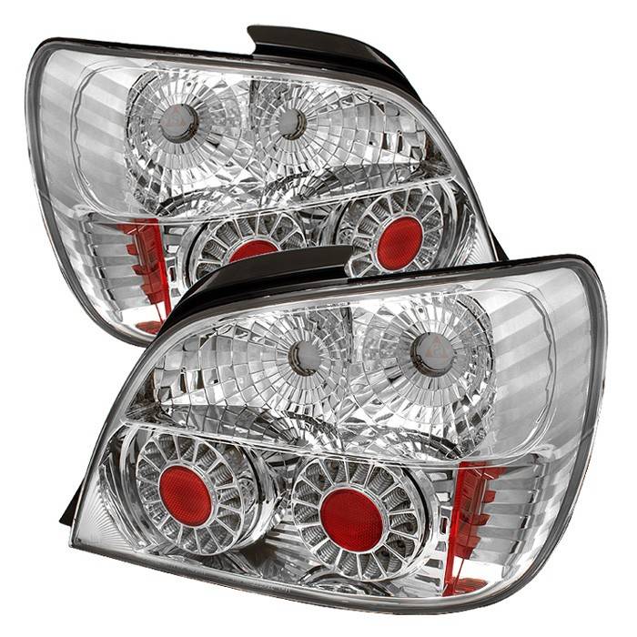 Spyder - Subaru WRX Spyder ED Taillights - Chrome - 111-SI01-LED-C