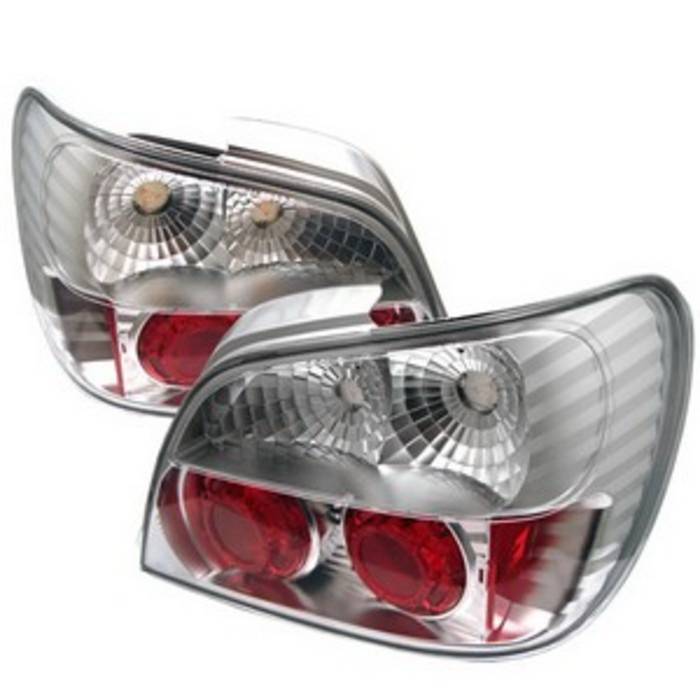 Spyder Auto - Subaru WRX Spyder Altezza Taillights - Chrome - 111-TC03-LED-BK