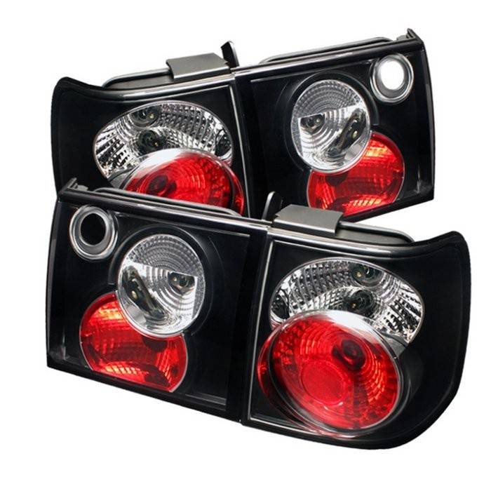 Spyder - Volkswagen Passat Spyder Euro Style Taillights - Black - 111-VWPAT93-BK