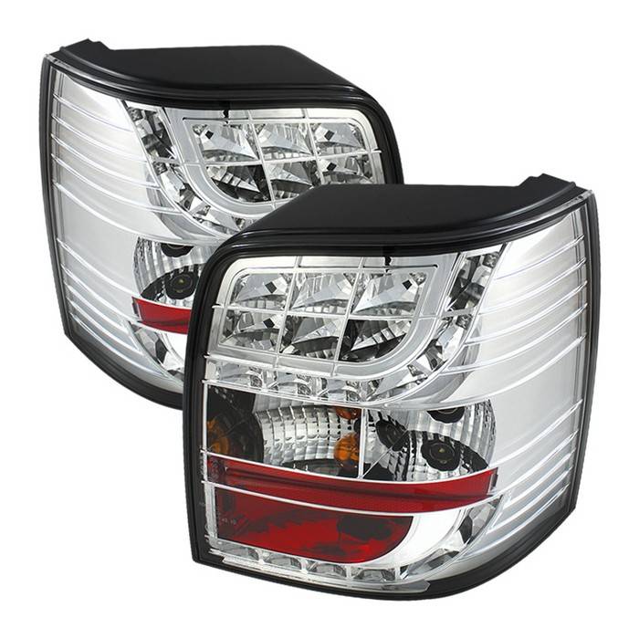 Spyder - Volkswagen Passat Spyder LED Taillights - Chrome - 111-VWPAT97-5D-LED-C