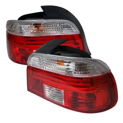 Spyder - BMW 5 Series Spyder TaillighT-Red Clear - ALT-CI-BE3997-RC