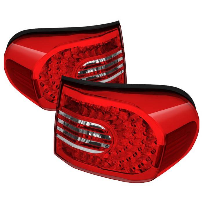 Spyder - Toyota FJ Cruiser Spyder LED Taillights - Red & Clear - ALT-CL-TFJ07-LED-RC