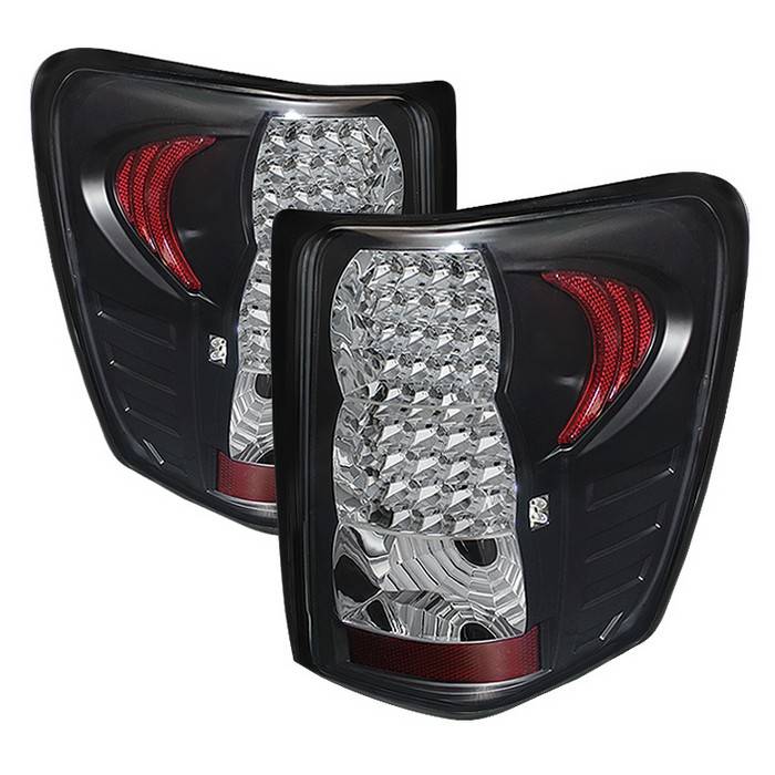 Spyder - Jeep Grand Cherokee Spyder LED Taillights - Black - ALT-JH-JGC99-LED-BK