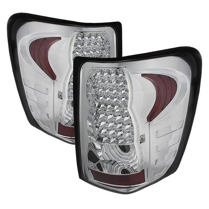 Spyder - Jeep Grand Cherokee Spyder LED Taillights - Chrome - ALT-JH-JGC99-LED-C