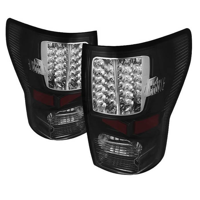 Spyder - Toyota Tundra Spyder LED Taillights - Black - ALT-JH-TTU07-LED-BK