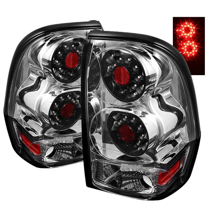 Spyder - Chevrolet Trail Blazer Spyder LED Taillights - Chrome - ALT-ON-CTB02-LED-C