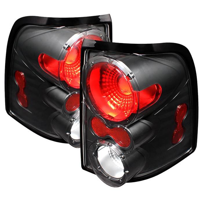 Spyder - Ford Explorer Spyder Euro Style Taillights - Black - ALT-ON-FEXP02-BK