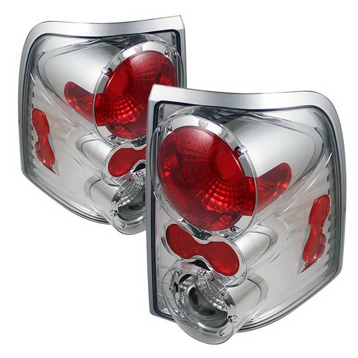 Spyder Auto - Ford Explorer Spyder Altezza Taillights - Chrome - ALT-ON-FEXP02-C