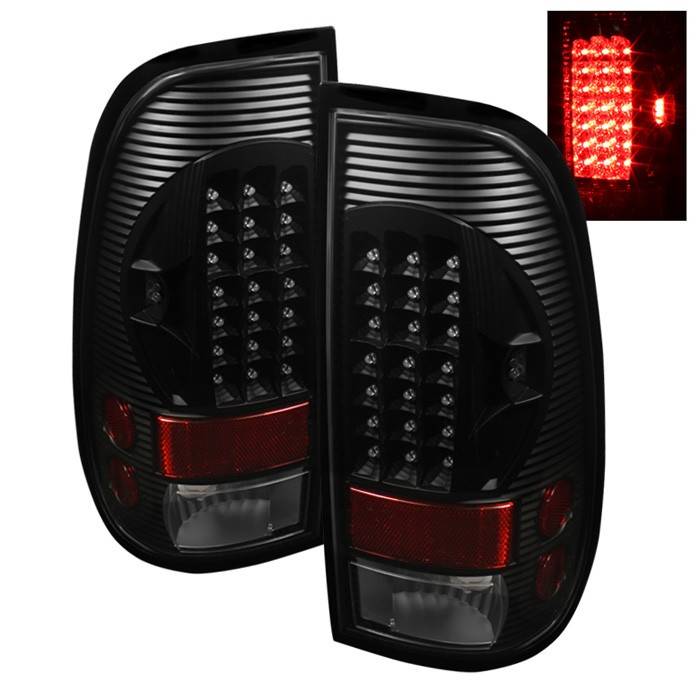 Spyder - Ford F350 Superduty Spyder LED Taillights - Black - ALT-ON-FF15097-LED-BK
