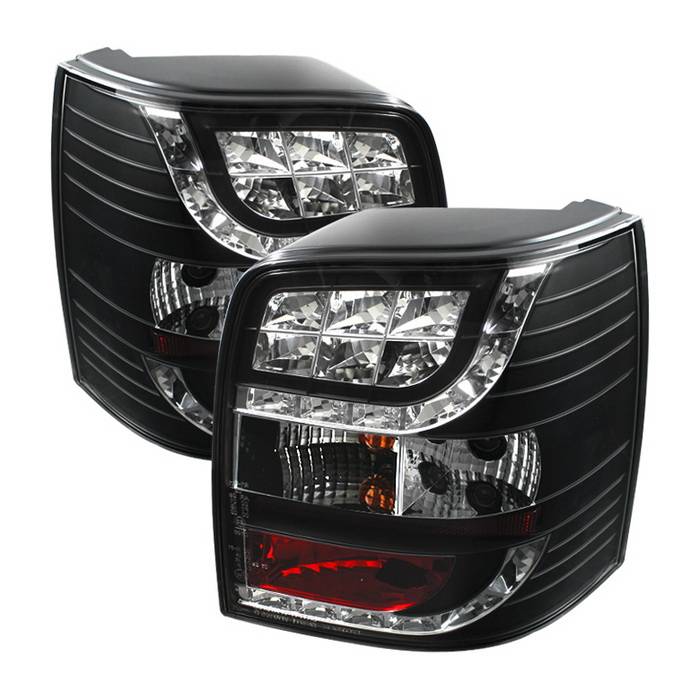 Spyder Auto - Volkswagen Passat Spyder LED Light Bar Taillights - Black - ALT-YD-VWPAT01-5D-LBLED-BK
