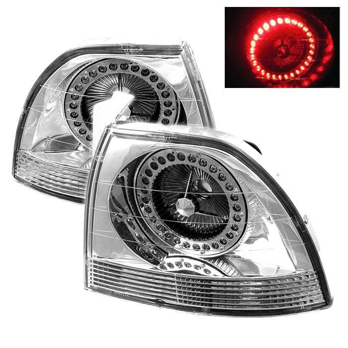 Spyder Auto - Honda Accord Spyder LED Taillights - Chrome - ALT-YJ9495TLZ-C-LED