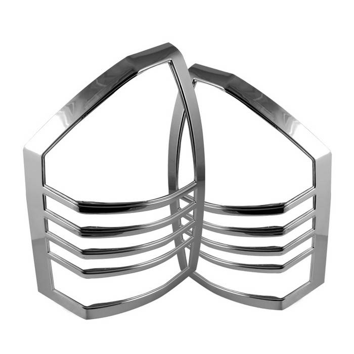 Spyder - Chrysler 300 Spyder ABS Taillight Bezel - Chrome - CA-TB-C300C04