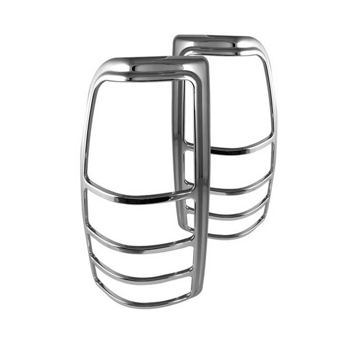 Spyder - GMC Sierra Spyder ABS Taillight Bezel - Chrome - CA-TB-CSIL99