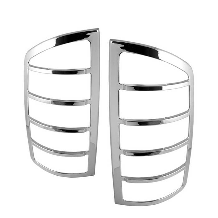 Spyder - Dodge Ram Spyder ABS Taillight Bezel - Chrome - CA-TB-DR02