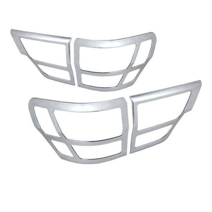 Spyder - Jeep Grand Cherokee Spyder ABS Taillight Bezel - Chrome - CA-TB-JGC11