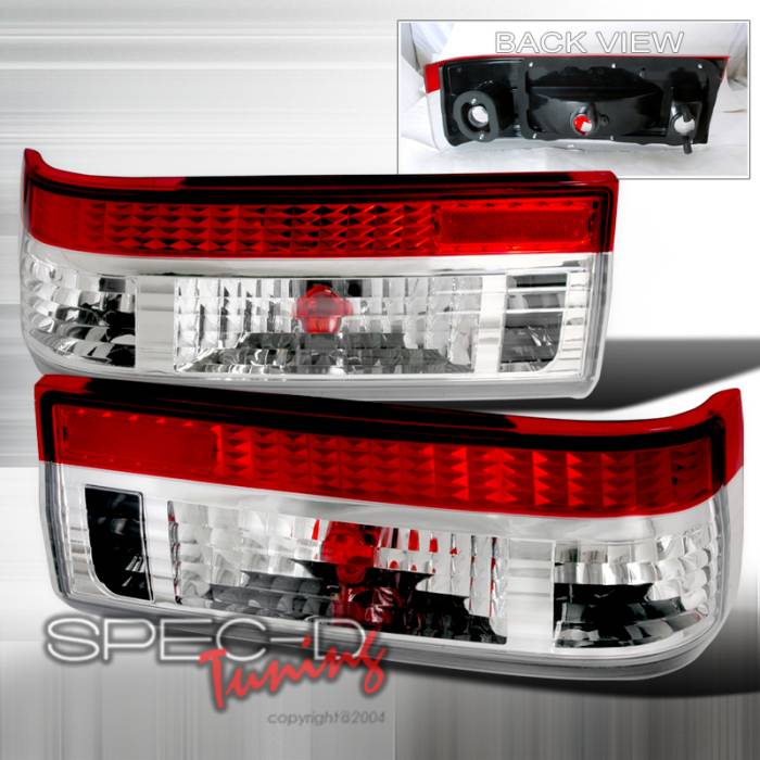 Spec-D - Toyota Corolla Spec-D Altezza Taillights - Red & Clear - LT-AE86RPW-TM