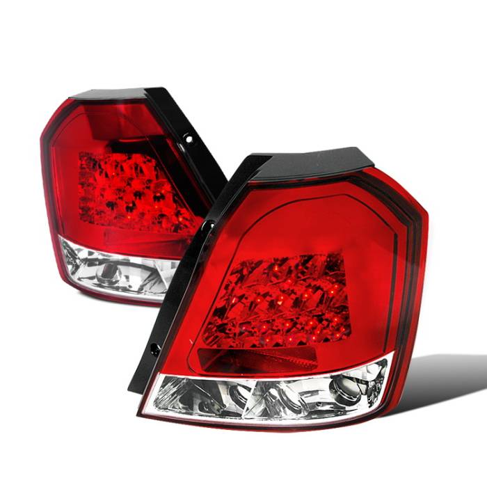 Spec-D - Chevrolet Aveo Spec-D LED Taillights - Red - LT-AVE04RLED-TM
