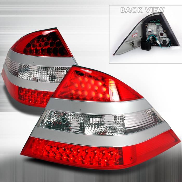 Spec-D - Mercedes-Benz S Class Spec-D LED Taillights - Red - LT-BW220S2RLED-KS