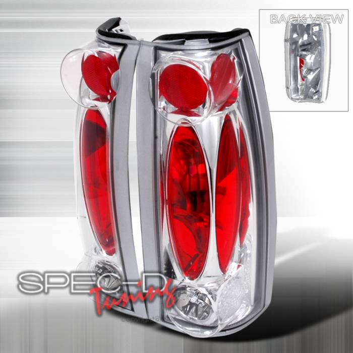 Spec-D - Cadillac Escalade Spec-D Altezza Taillights - Chrome - LT-C1088-TM
