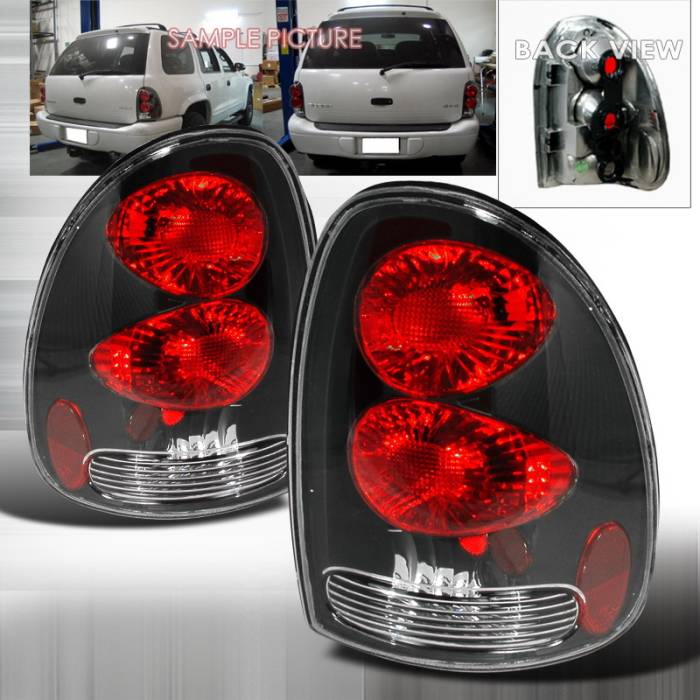 Spec-D - Dodge Caravan Spec-D Altezza Taillights - Black - LT-CAR96JM-KS