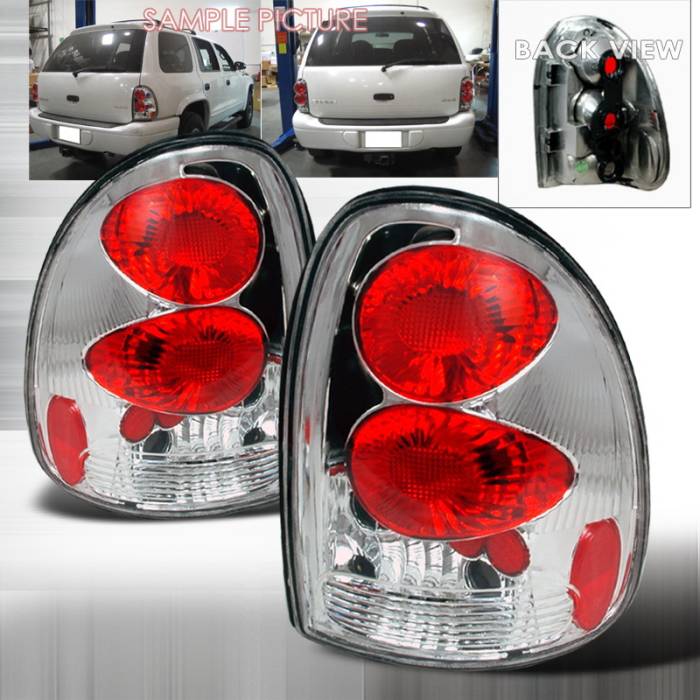Spec-D - Dodge Caravan Spec-D Altezza Taillights - Chrome - LT-CAR96-KS