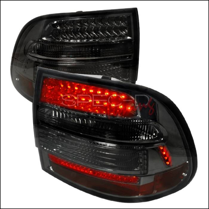 Spec-D - Porsche Cayenne Spec-D LED Taillights - Smoke - LT-CAY03GLED-KS