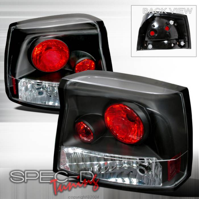 Spec-D - Dodge Charger Spec-D Altezza Taillights - Black - LT-CHG05JM-TM