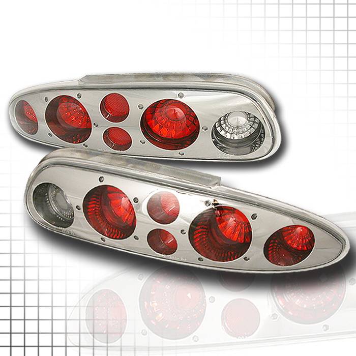 Spec-D - Chevrolet Camaro Spec-D Altezza Taillights - Chrome - LT-CMR93CF-KS