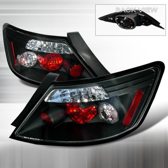 Spec-D - Honda Civic Spec-D Altezza Taillights - Black - LT-CV062JM-TM