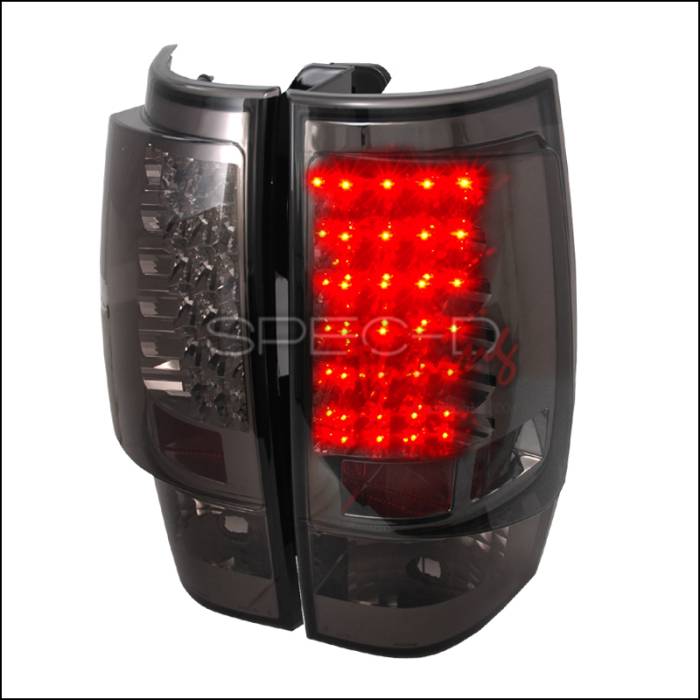 Spec-D - Chevrolet Tahoe Spec-D LED Taillights - Smoke - LT-DEN07GLED-TM
