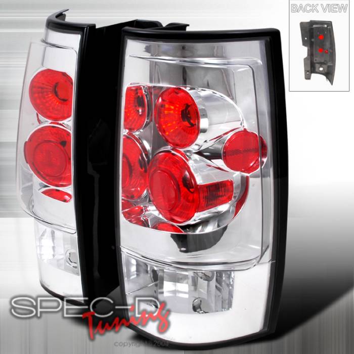 Spec-D - Chevrolet Tahoe Spec-D Altezza Taillights - Chrome - LT-DEN07-TM