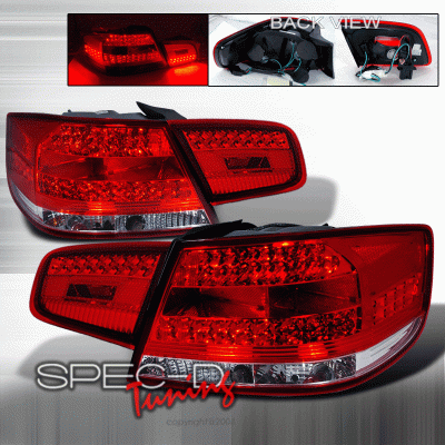 Spec-D - BMW 3 Series 2DR Spec-D LED Taillights - Red - LT-E9207RLED-KS