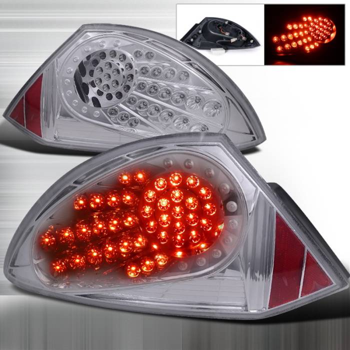 Spec-D - Mitsubishi Eclipse Spec-D LED Taillights - Chrome - LT-ELP00CLED-WJ