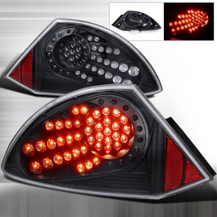 Spec-D - Mitsubishi Eclipse Spec-D LED Taillights - Black - LT-ELP00JMLED-WJ