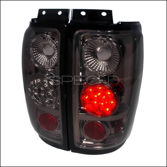 Spec-D - Ford Expedition Spec-D LED Taillights - Smoke - LT-EPED97GLED-TM