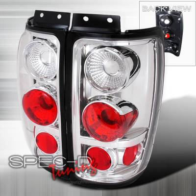 Spec-D - Ford Expedition Spec-D Altezza Taillights - Chrome - LT-EPED97-TM