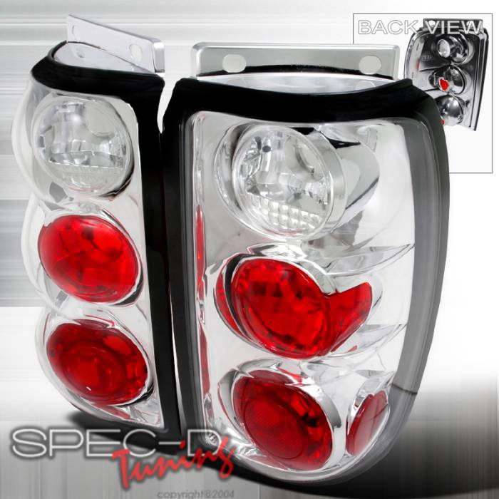 Spec-D - Ford Explorer Spec-D Altezza Taillights - Chrome - LT-EPOR95-TM